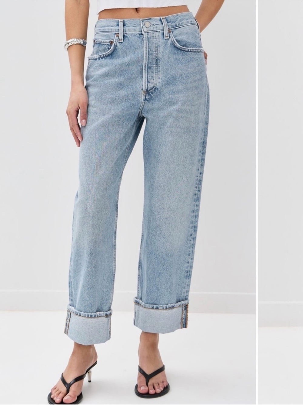 Agolde Fran Jeans Low Slung Easy Straight 24